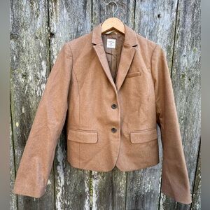Gap Women's Camel Wool Academy Blazer